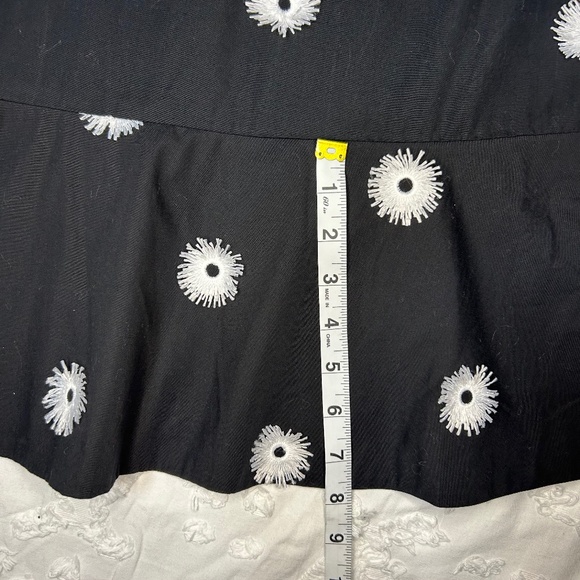 Talbots Dress - Black Embroidered - 10P - Picture 6 of 14